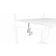 Кронштейн для перекладины гардеробной системы ПАКС Титан белый, 101х31х30 мм  Фотография_1