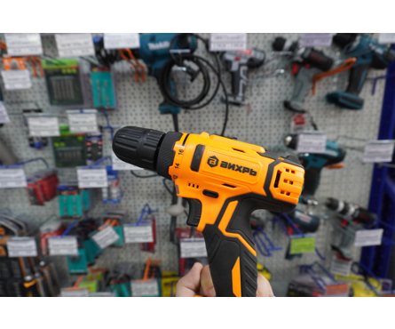 Дрель-шуруповерт Вихрь ДА-14.4Л-2КА 14.4 В 2 шт Li-ion акк., 0.8-10 мм Фотография_9