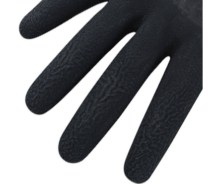 Перчатки полиэстер вспенный с латексным покрытием для надежных работ в и/у р-р XL FIBERON Фотография_1