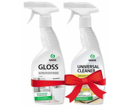 Средство от налета и ржавчины Gloss (0,6л)+Средство универсальное Universal Cleaner (0,6л) Фотография_0