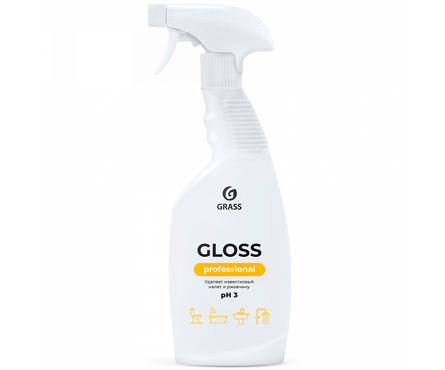 Средство для чистки ванной и туалета Grass Gloss Professional, 600 мл Фотография_0
