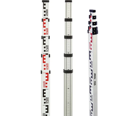 Нивелирная рейка TS5M телескопическая с уровнем 5 м, Поверен VEGA Фотография_1