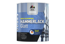 Эмаль на ржавчину Dufa Premium Hammerlack 3в1, гладкая, серебристая, 0.75 л