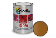 Эмаль для пола Colorika ПФ-266, желто-коричневая (1.9 кг)