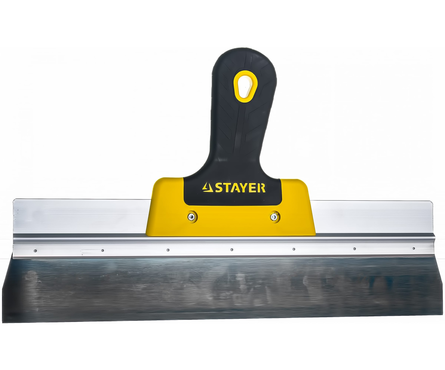 Шпатель Stayer ProFlat 2-компонентная ручка, анодированный, 350 мм Фотография_1