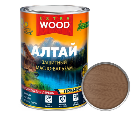 Масло-бальзам для дерева WOOD Extra Алтай Марал 0.75 л  Фотография_0