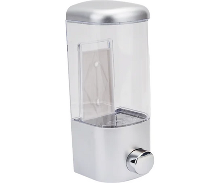 Дозатор жидкого мыла настенный 450 мл АН-19-1 Рыжий кот Фотография_1