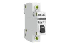 Выключатель автоматический модульный EKF Basic ВА 47-29 однополюсный 32 А (C) 4,5 кА