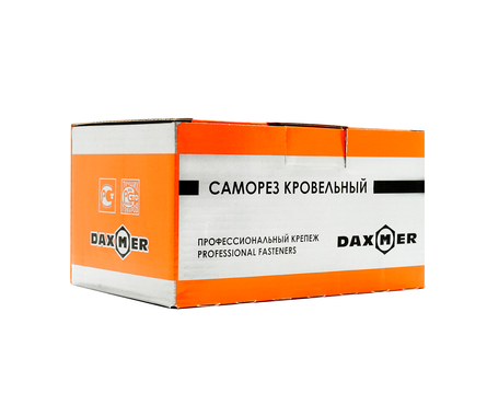 Саморез кровельный оцинкованный 5.5х19 мм RAL9003 белый (250 шт/уп) Фотография_1