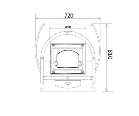 Печь банная Добрыня премиум каменка 8 мм ЦАРЬ ПЕЧИ Фотография_3