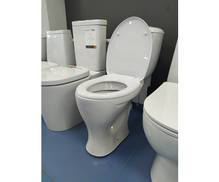 Унитаз-компакт Воротынский косой выпуск+сиденье, 665х365х790 мм Фотография_4