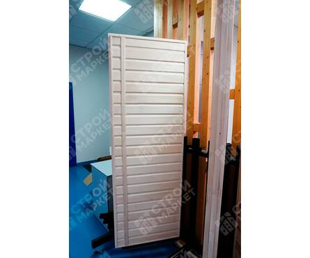 Дверь для бани 1.9x0.7 м глухая, полотно липа, коробка из хвои Фотография_1