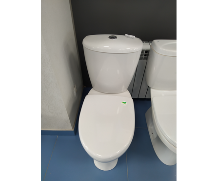 Унитаз-компакт Версия арматура+сиденье, косой выпуск Фотография_2