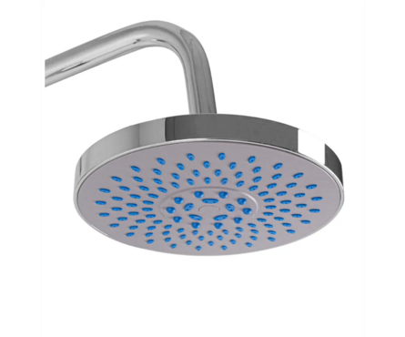 Стойка для душа тропич. душ + лейка со шлангом белый/хром OSKAR Фотография_1