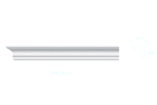 Плинтус потолочный экструдированный 03001Е 21х30х2000 мм Лагом