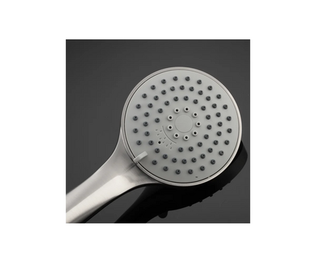 Душевая система смеситель 35к с изливом+лейка+ душ. шланг+ тропическй душ квадрат Сатин G2499-20 GAPPO Фотография_6