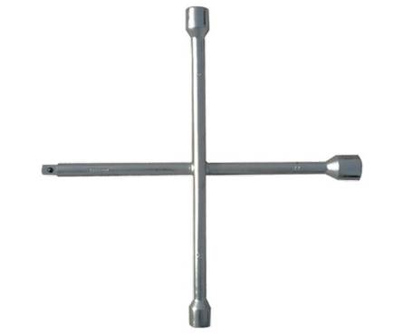 Ключ-крест баллонный СИБРТЕХ, 17 х 19 х 21 мм, под квадрат 1/2, толщина 14 мм  Фотография_0