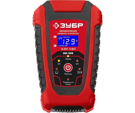 Пускозарядное устройство автомобильное 6/12В АЗУ-140 ЗУБР Фотография_1