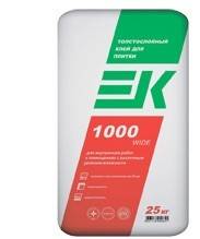 Клей для плитки ЕК 1000 WIDE 25кг (50)