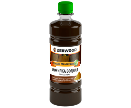 Морилка водная ZERWOOD MV лиственница 0.5 л Фотография_1
