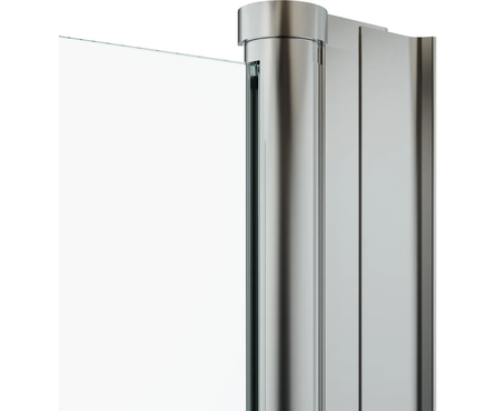 Душевая дверь 900х1850х4 мм стекло хром прозрачная Уно ТРИТОН Фотография_2