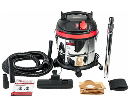 Пылесос строительный P.I.T. PVC20-C, 1500 Вт, бак 20 л, шланг 3 м Фотография_2