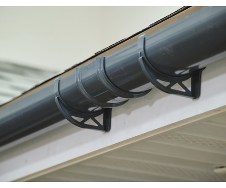 Соединитель желоба ТН ПВХ ОПТИМА, серый Фотография_2