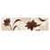 Бордюр Terracotta.Pro Laura Flowers 57х200 мм, коричневый Фотография_0