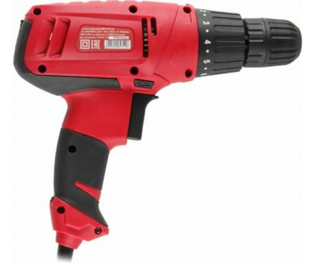 Дрель-шуруповерт сетевой 350 Вт, 0-750 об/мин, патрон БЗП, 28 Нм, шурупы до 6 мм WORTEX DR 1314 Фотография_1