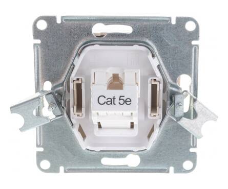 Розетка ATLAS бежевая компьютерная RJ45 (Schneider Electric) Фотография_1