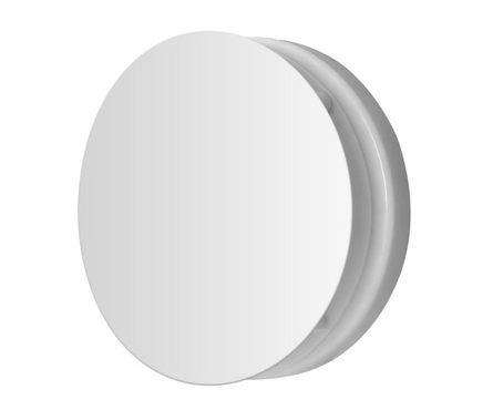 Вентилятор осевой вытяжной d 100 мм с укороченным патрубком Seicoi Ratio Design 100 White Фотография_1