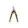 Ножницы по металлу Denzel, 270 мм, прямой и правый рез, сталь СrMo, трехкомпонентные рукоятки Фотография_3