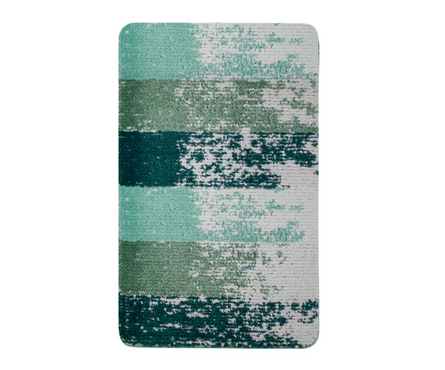 Коврик для ванной 50x80 см Silver бирюзовый зебра САНАКС Фотография_1