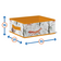 Коробка тканевая для хранения 25х35х16 см без крышки оранжево-белая FOREST FRIENDS Фотография_1