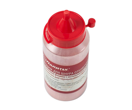 Порошок меловой красный 115 гр для разметочных шнуров ПОЛИТЕХ Фотография_1