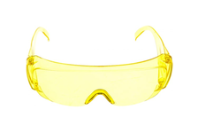 Очки защитные Сибртех открытого типа, желтые,ударопрочный поликарбонат