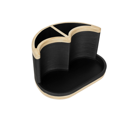 Набор аксессуаров для ванной комнаты черный 23-6108 Delphinium Фотография_1