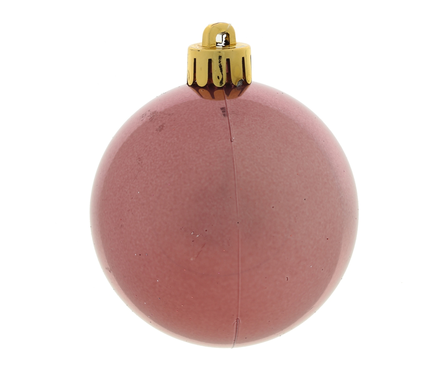 Набор елочных шаров 6/5/4/3 см, розовые (40 шт/уп) Фотография_4