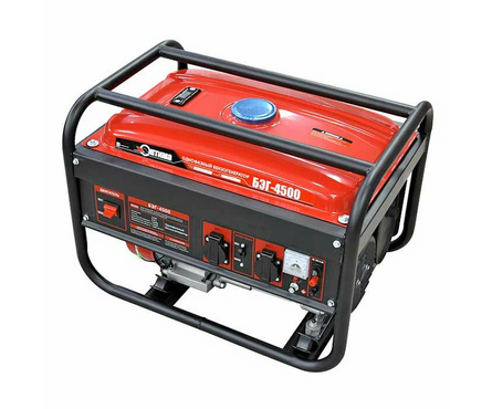 Генератор бензиновый 3.5 кВт 220 В бак 25 л ручной стартер БЭГ- 4500 ОПТИМА Фотография_0