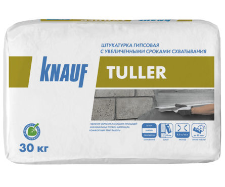 Штукатурка гипсовая универсальная KNAUF Туллер, 30 кг  Фотография_0