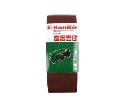 Лента шлифовальная Hammer Flex 212-014 100 Х 610 Р 60 3 шт