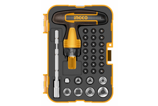 Набор бит с трещоткой 31 шт INGCO