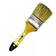Кисть плоская ЕВРО натуральная щетина, деревянная ручка 1,5  Фотография_0