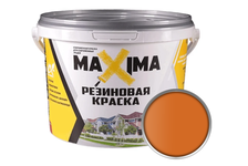 Краска резиновая Maxima №108 Керамика, желто-коричневый, 2.5 кг 