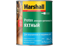 Лак  Marshall Protex алкидно-уретановый, яхтный для деревянных поверхностей, полуматовый (0,75 л)
