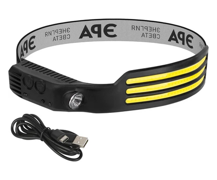 Фонарь налобный аккум светодиодный 5 Вт сенсорное вкл GA-808 Кибер -3 Б0069574 ЭРА Фотография_4