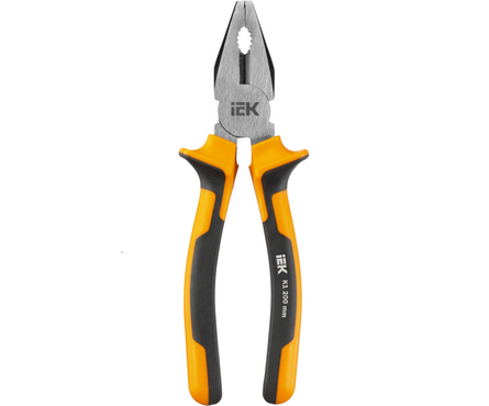 Плоскогубцы 200 мм 2-х компонентные рукоятки IEK Фотография_1