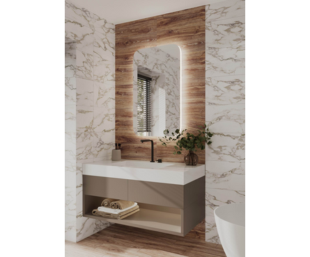 Плитка облицовочная Carlo белая 300х600х9 мм 1-й сорт Фотография_1