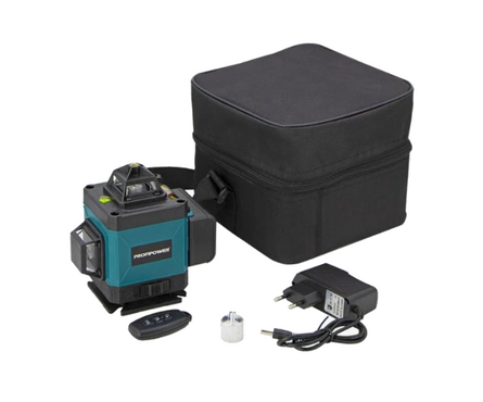 Лазерный нивелир 16 лучей зеленый Li-ion 1шт, NL-7016G PROFIPOWER Фотография_1