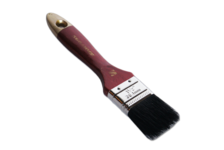 Кисть плоская Santool Мастер 1.5 черная, натуральная щетина, деревянная ручка (38 мм) 